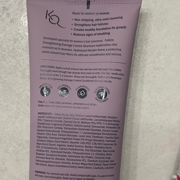 Keranique Purple Hair Shampoo for Women - Picture 3 of 3